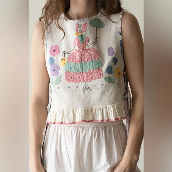 VTG | The Parasol Tie Top - Picture 5 of 5